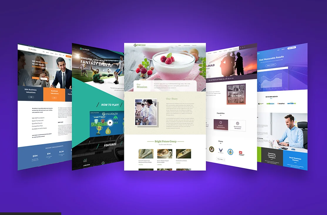 Mockup de sitio web en laptop y celular